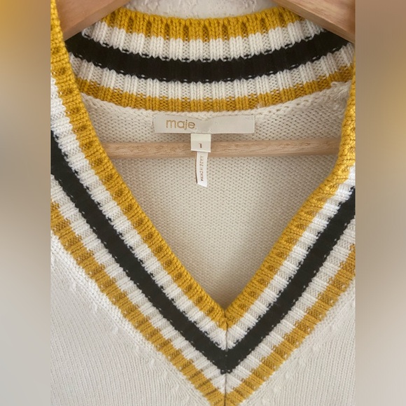 Maje Meteo Banded Stripe Sweater - Picture 5 of 5